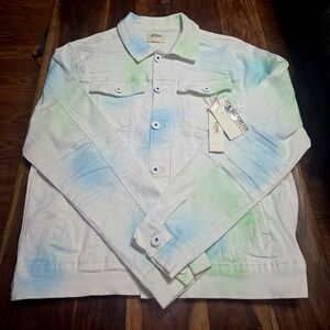 KDNK White Denim Jacket